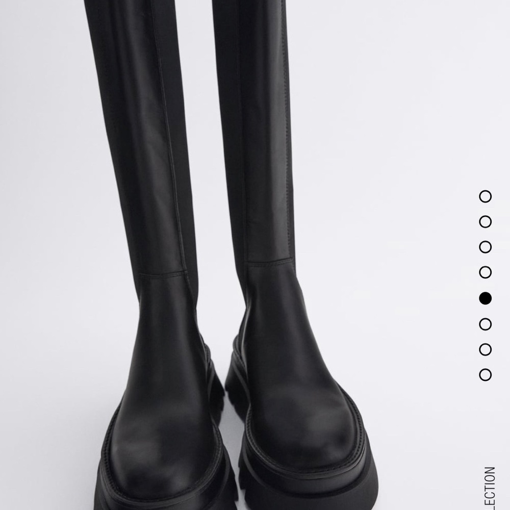 Zara lug sole boots - Picture 7 of 8